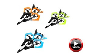 Самолет-квадрокоптер с дистанционным управлением