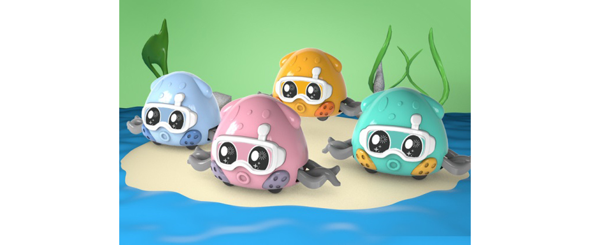 Веселый осьминог